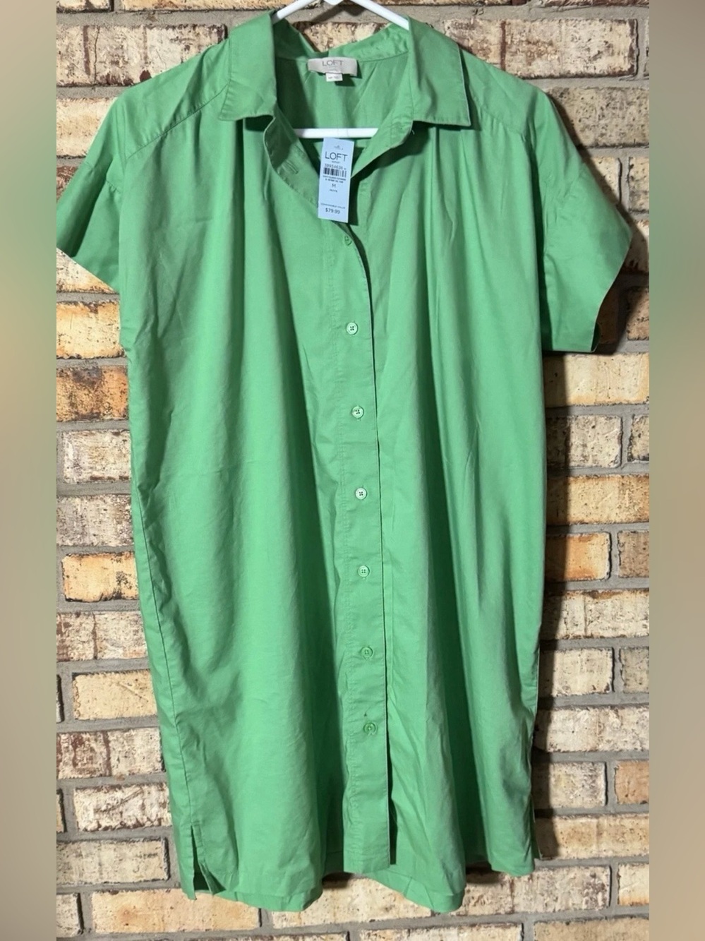 Loft tunic shirt dress M NWT